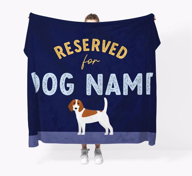 Reserved For: Personalised {breedFullName} Throw Blanket